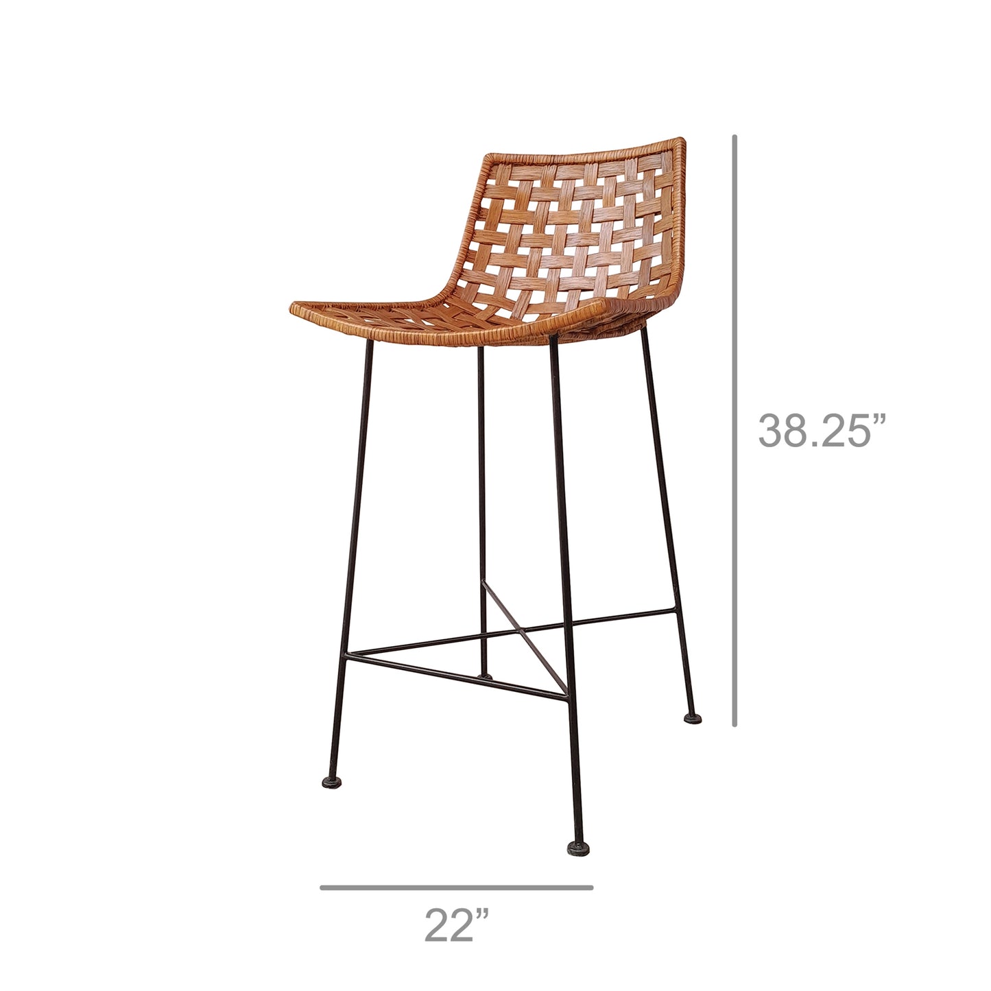 Rattan Bar Stool