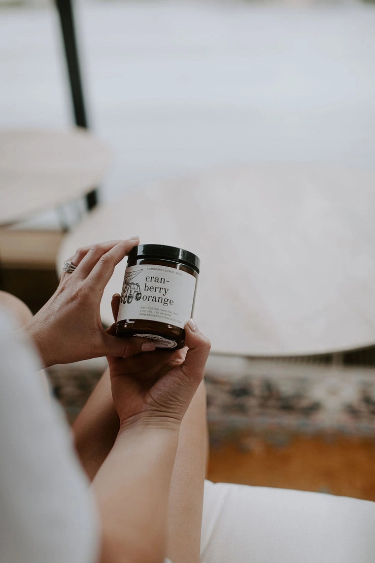 Cranberry Orange Natural Soy Candle