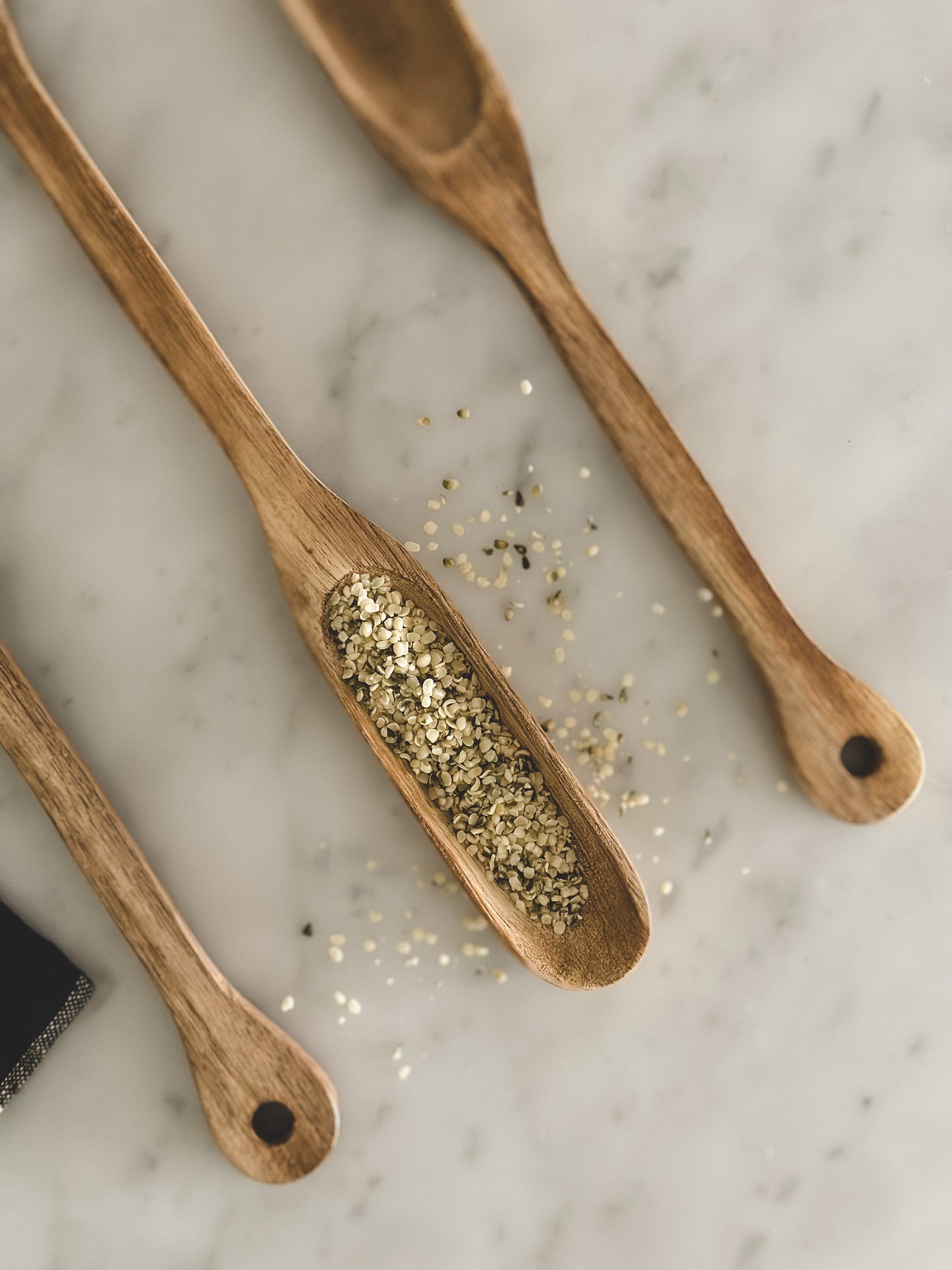 10"L Mango Wood Spoon