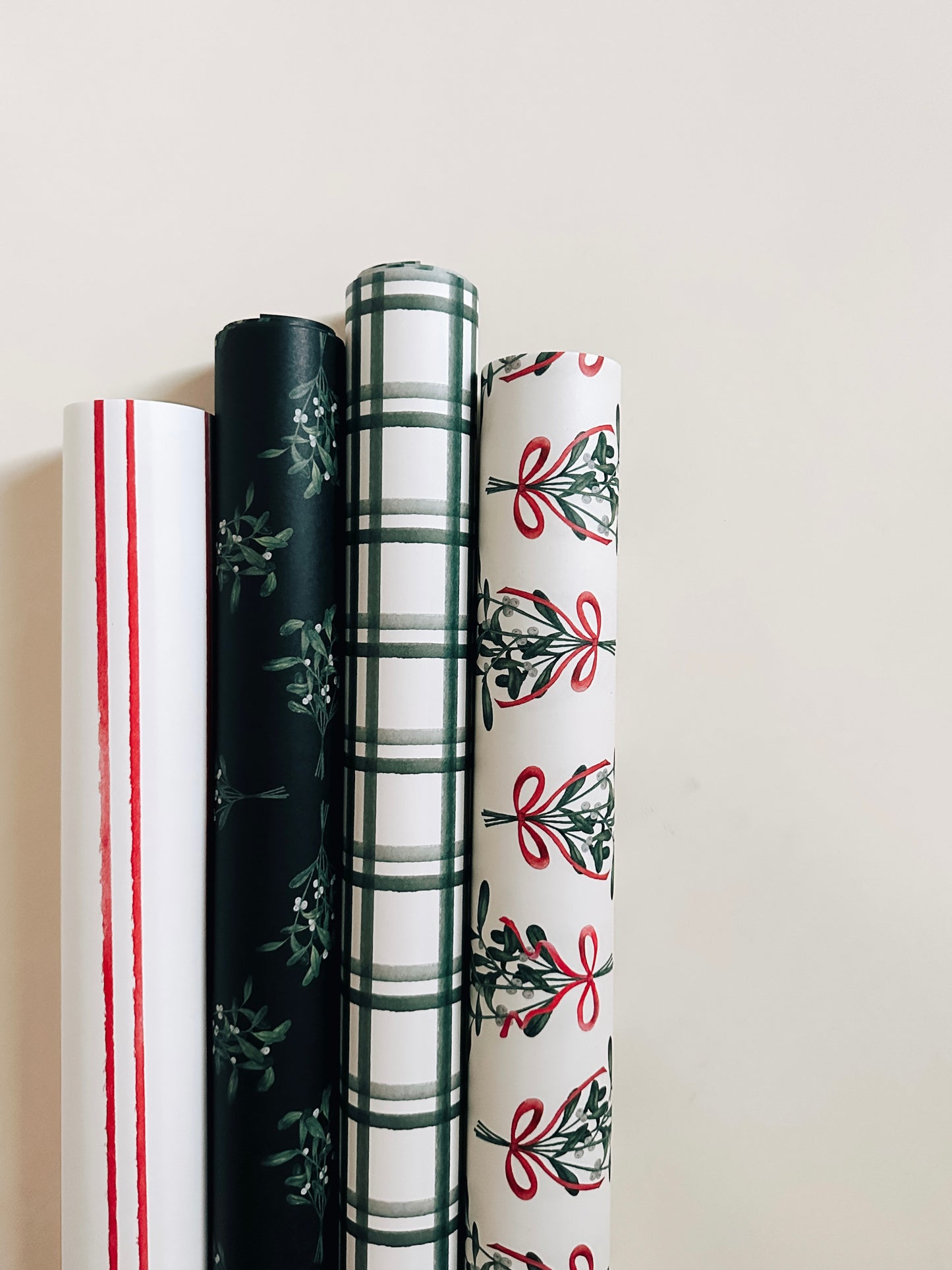 Green Plaid Wrapping Paper