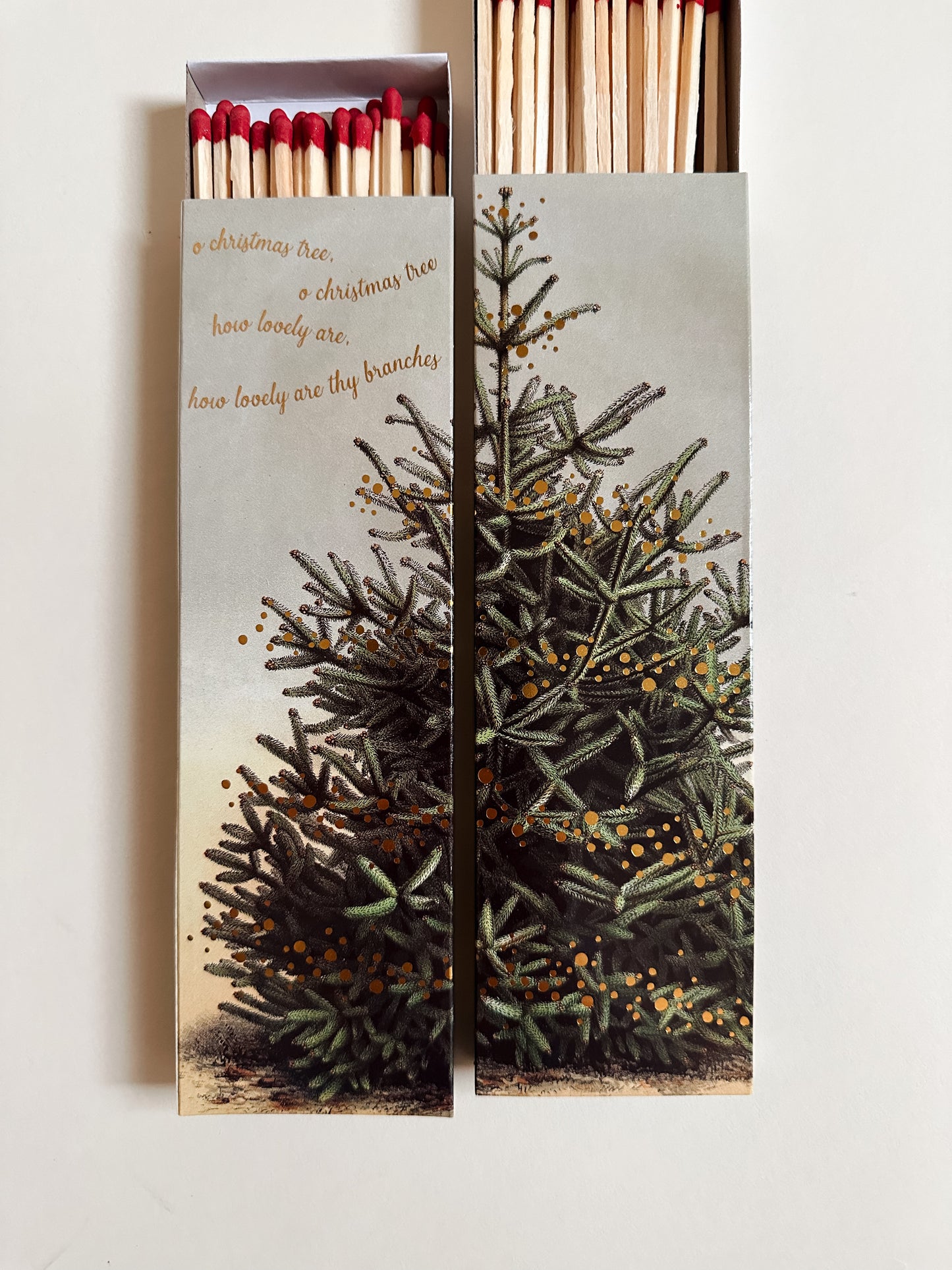 Extra Large Gold Foil Matches