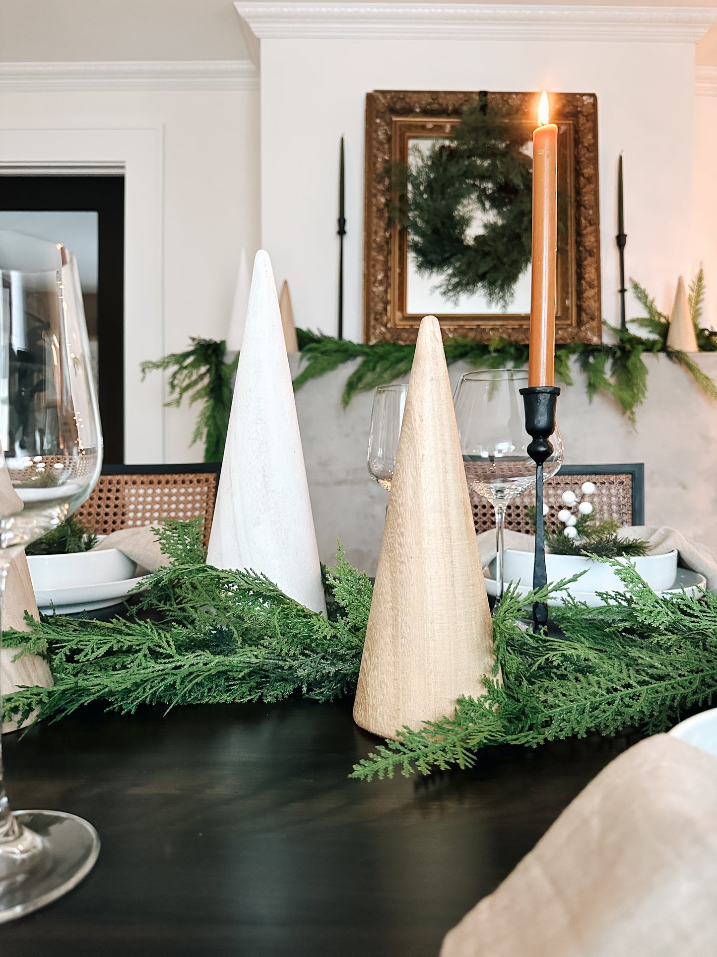 Wooden Cone Trees