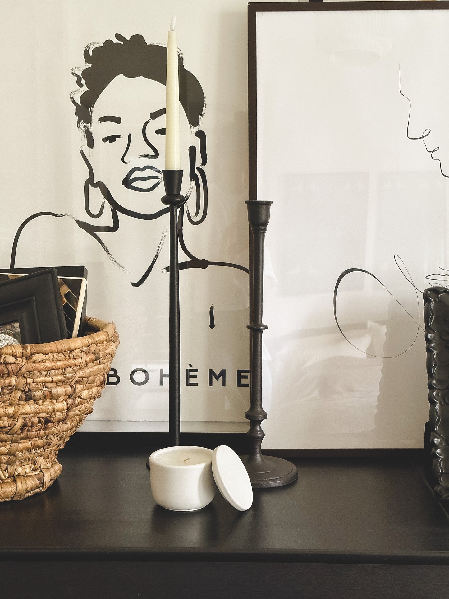 Palo Santo + White Sage Hand Poured Candle