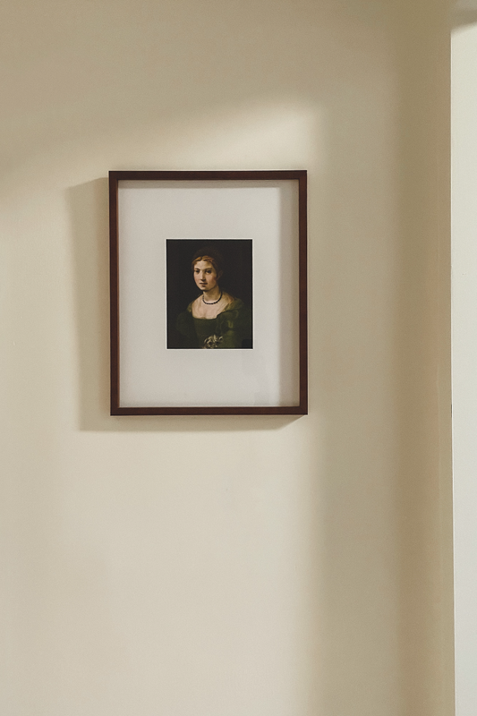 Portrait of a Young Woman Print