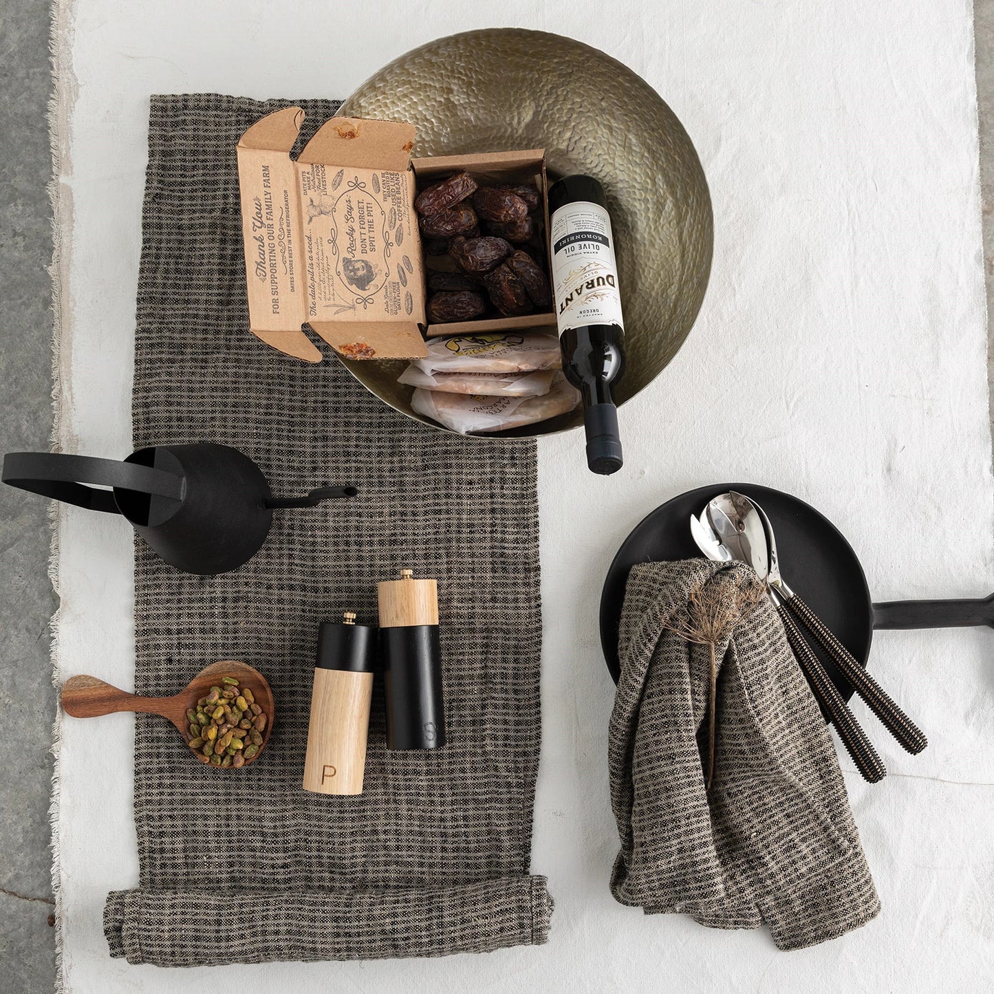 Two-Tone Salt and Pepper Mills, Set of 2