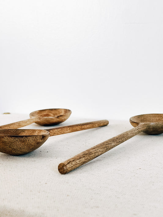 Large Round Wooden Spoon