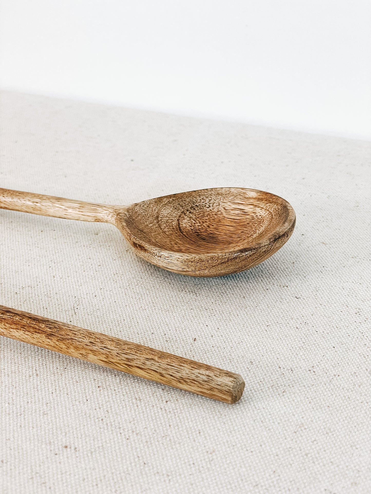 Large Round Wooden Spoon