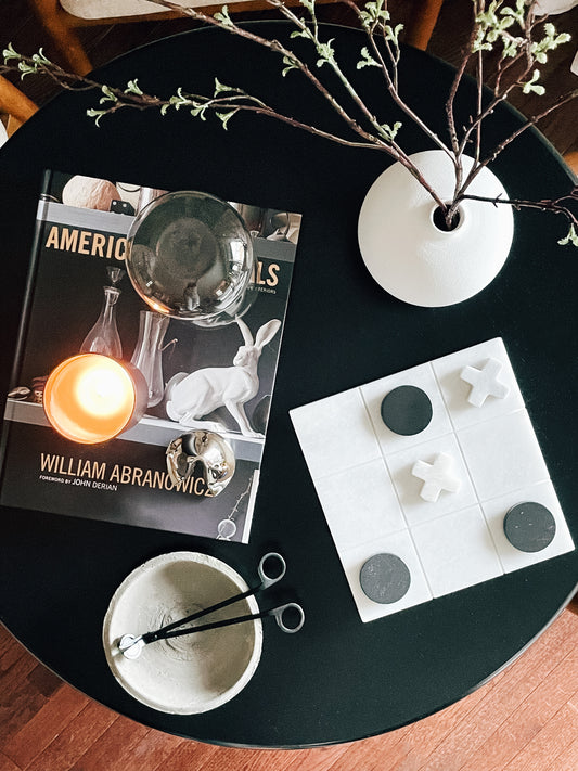 Marble Tic Tac Toe Set