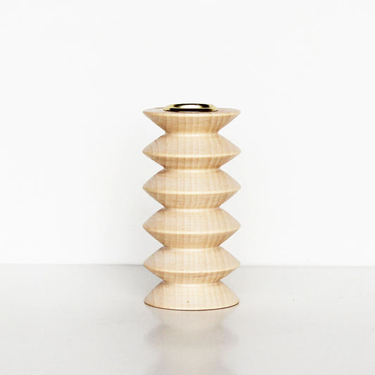 Totem Wooden Candle Holders