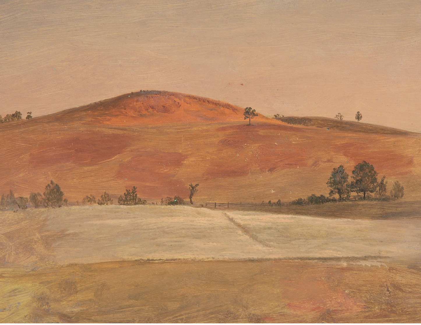 Landscape with Low Hill and Fields