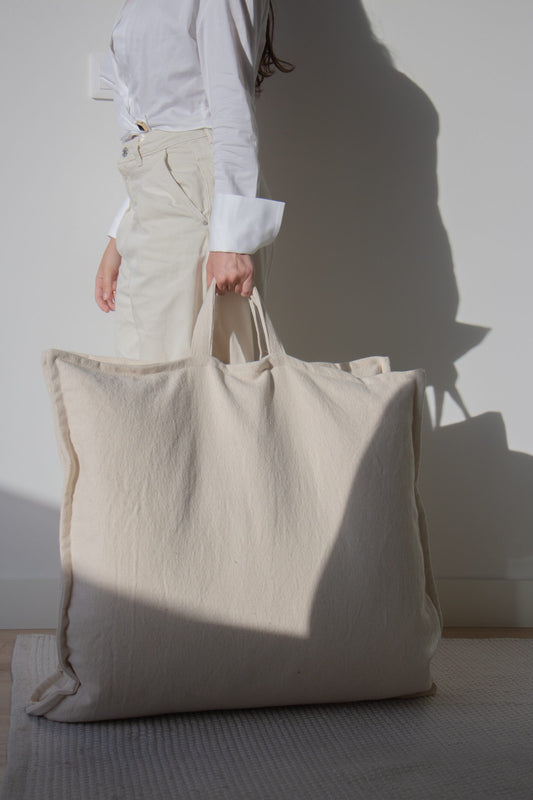 Floor Lounger in Cream