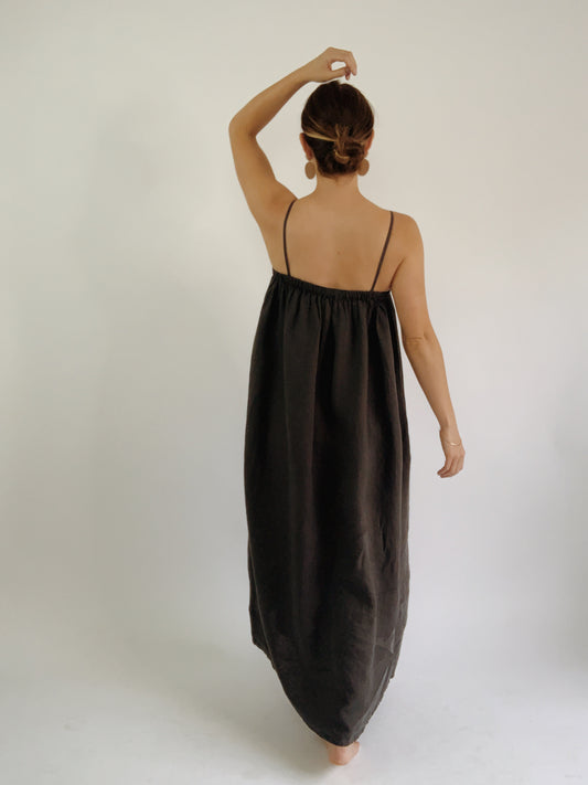Linen Maxi Dress