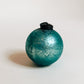 Ice Blue Frosted Glass Ornament