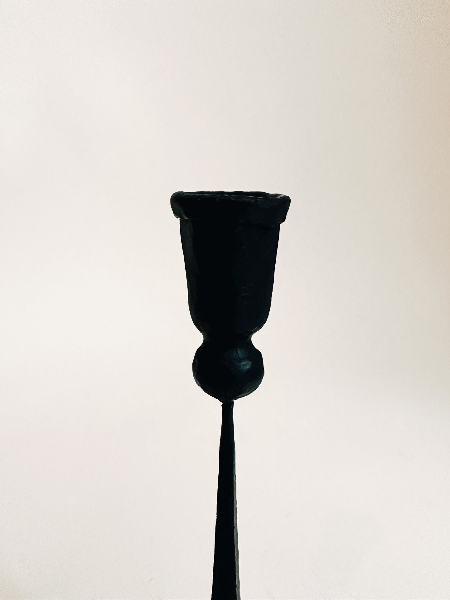 Iron Black Taper Candle Holder