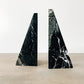 Black Marble Wedge Bookend