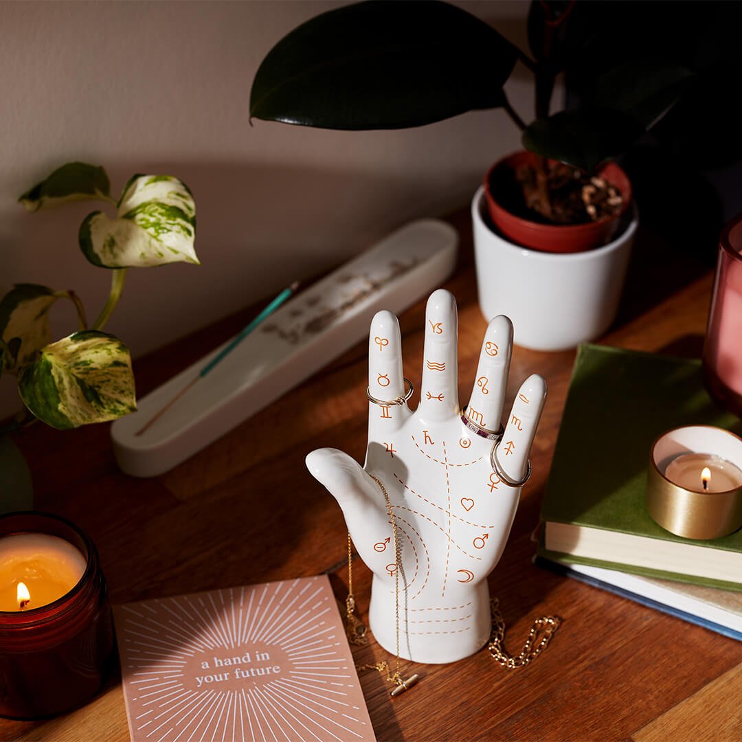 Fortune Teller Ceramic Hand