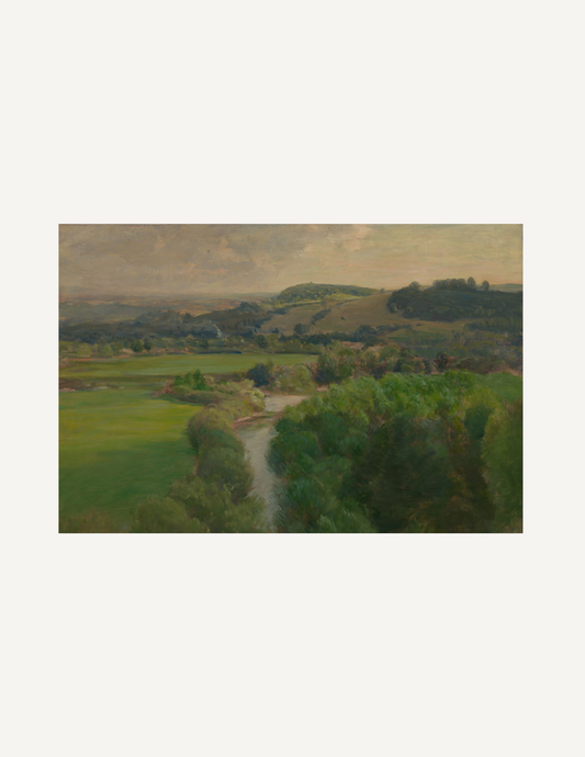 Green Cornish Landscape Print