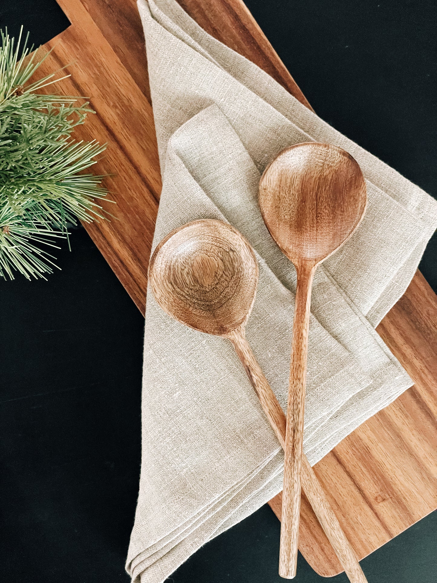 Large Round Wooden Spoon