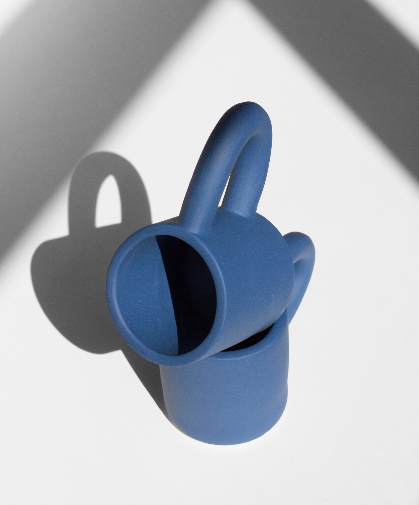 Handmade Matte Cobalt Study Mug